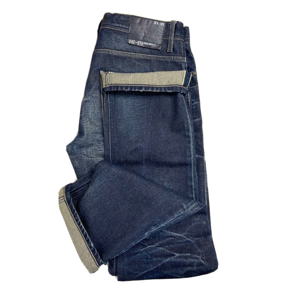 Jack & Jones Dark Blue Straight Men Jeans